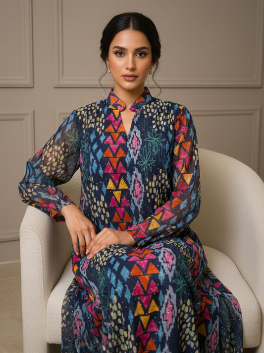 ZY-040 Multi-Color Geometric Pattern