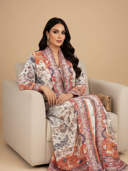 Abaya ZY-001 Multi-Color Print