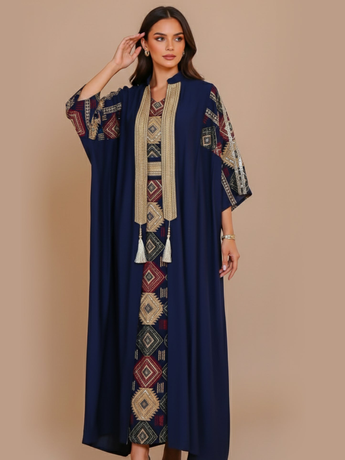 ZY-003 Navy Blue with Gold