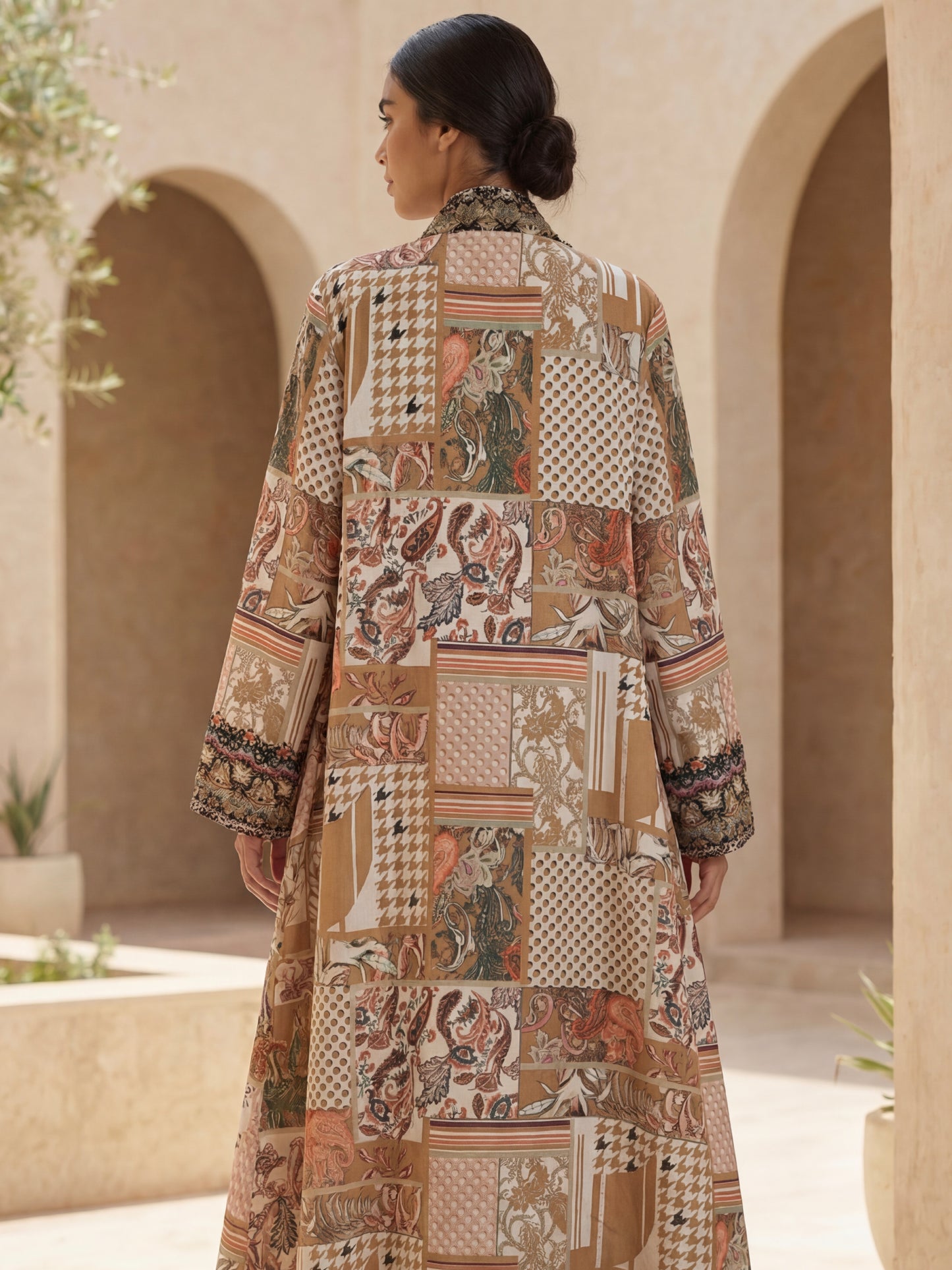 ZY-075 Heritage Mosaic Panel Jalabiya